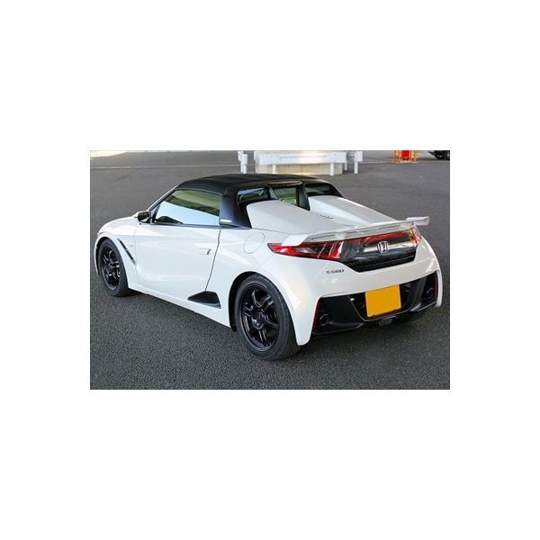 S660 JW5 リアスポイラー 綾織りカーボン クリア塗済 : エアロ