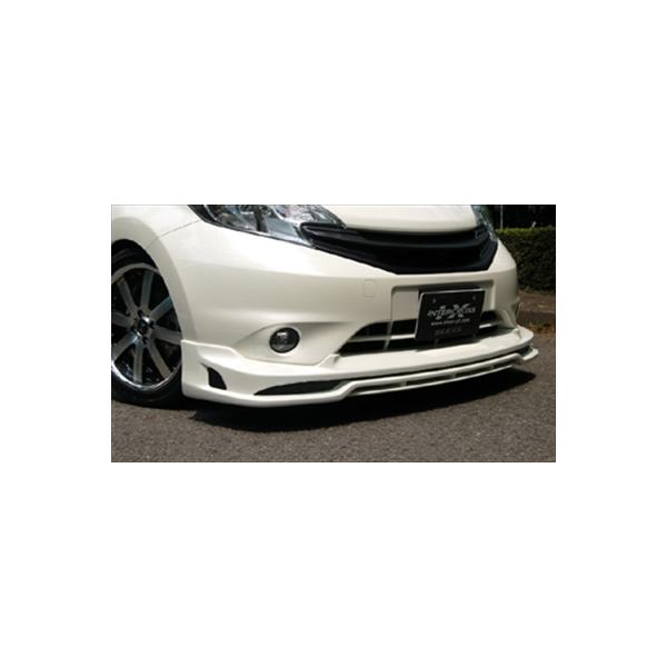 ノート E12 前期 フロントハーフスポイラー FRP製 白ゲルコート 