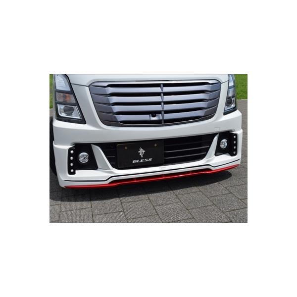 ワゴンR スティングレー MH55S フロントハーフスポイラー LEDライト