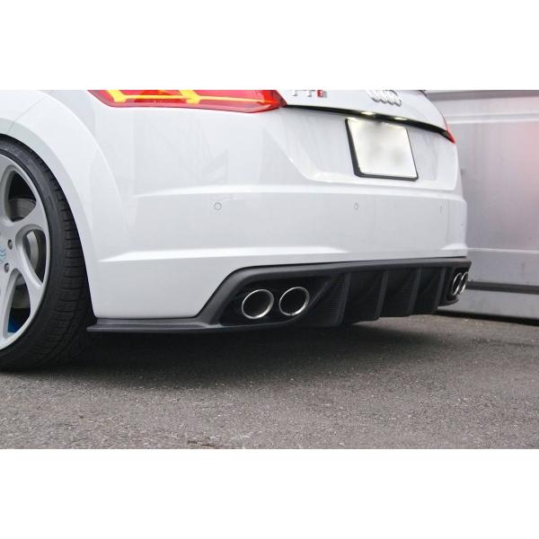 Audi TTSクーペ/TTクーペ S-line 8S リアディフューザー FRP製 塗装済み