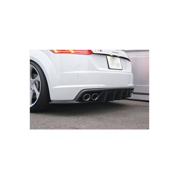 Audi TTSクーペ/TTクーペ S-line 8S リアディフューザー FRP製 塗装取付込