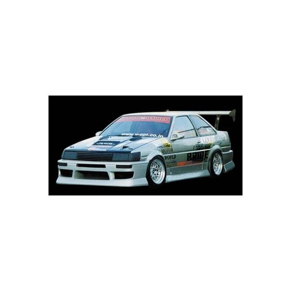 AE86 レビン フロントバンパー 塗装取付込 : エアロ.カスタムパーツの