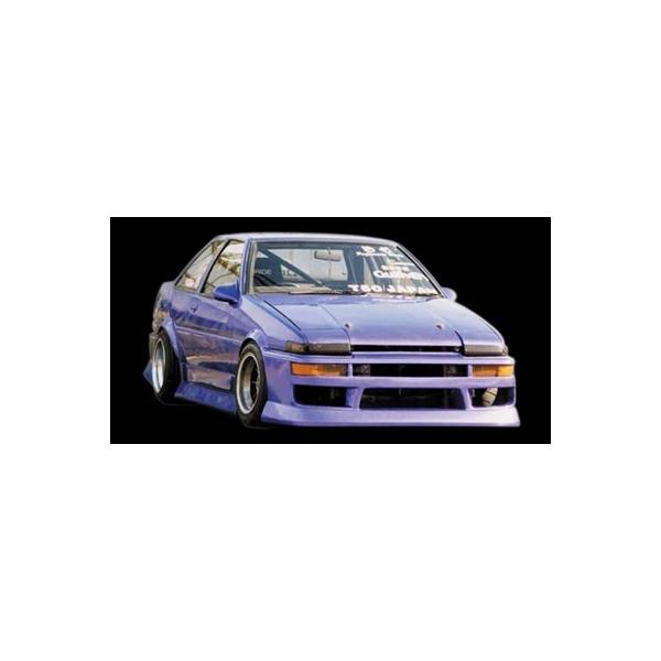 AE86 トレノ サイドステップ+ドアパネル 塗装取付込 : エアロ.カスタム