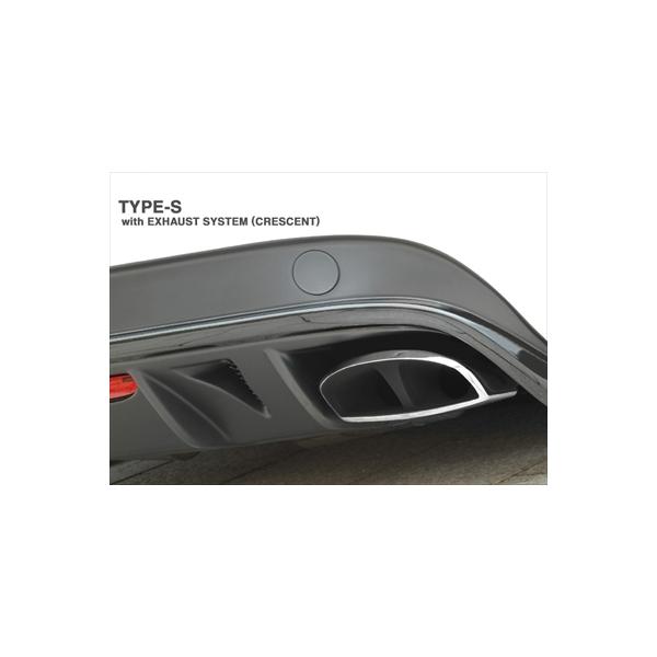 AUDI TT 8J MP PHANTOM GA-MU TYPE-S EXHAUST SYSTEM CRESCENT