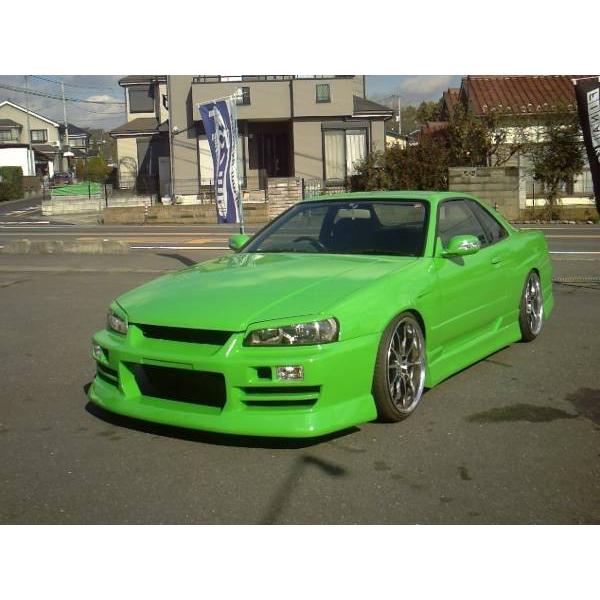 R34 スカイラインクーペ エアロ3点キット 塗装済み エアロ カスタムパーツのtoptuner 通販 Paypayモール