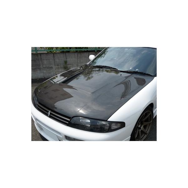 ECR33 Type-M F1 ボンネット（純正キャッチ対応品） カーボン 平織