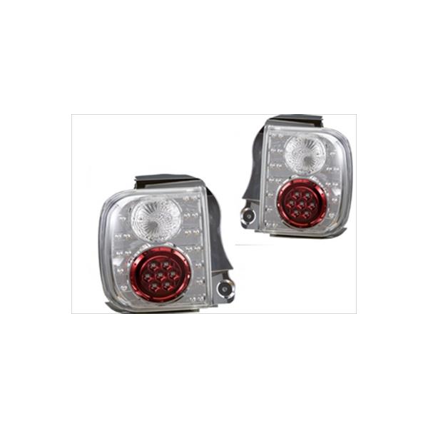 COLIN PROJECT ラパン HE21S LEDスーパーユーロテール メッキ : エアロ