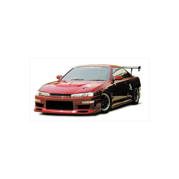 S14 バンパー3点キット 後期 塗装取付込 : エアロ.カスタムパーツの