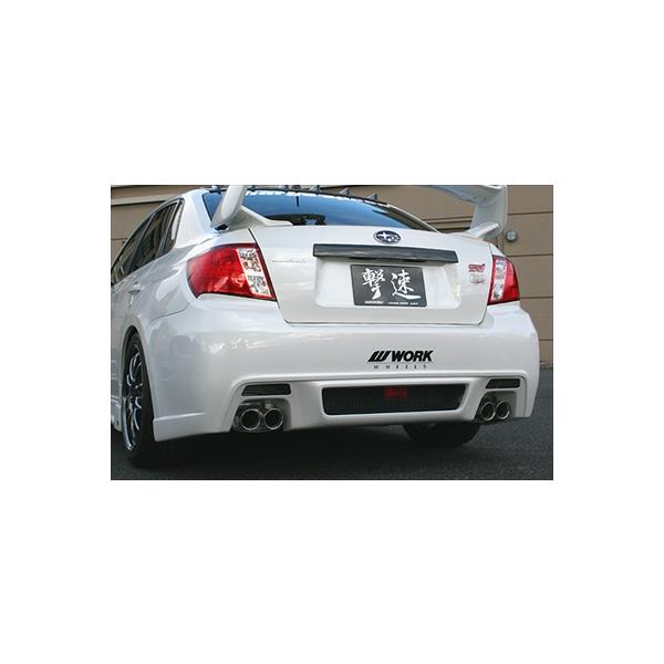 インプレッサ WRX STI GVB C型 4door リアバンパー 塗装済み : エアロ