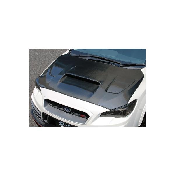 レヴォーグ VM# D/E/F型 ボンネット ダクト付 カーボン製 素地