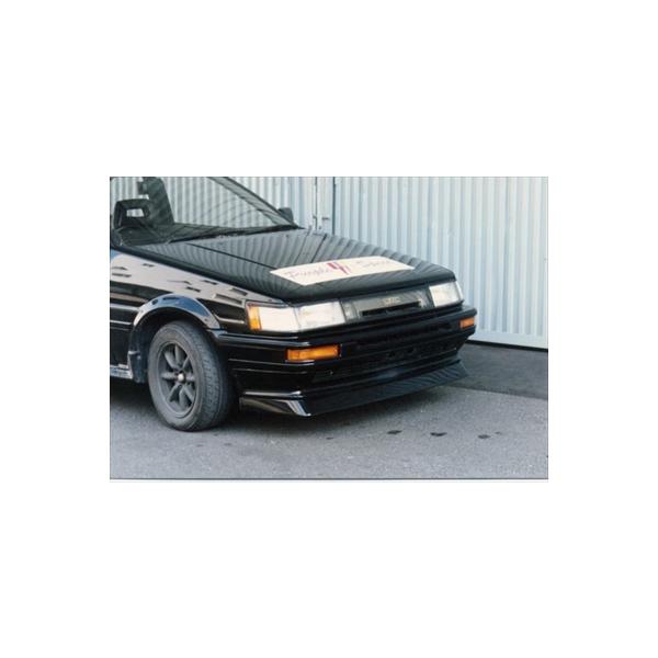AE86 レビン フロントリップスポイラー : エアロ.カスタムパーツの