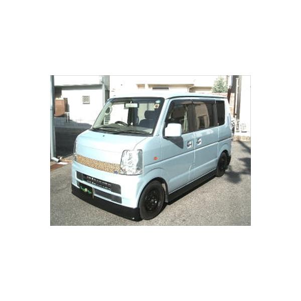 エブリイワゴン DA64W スムージング グリル 白/黒ゲルコート : エアロ 