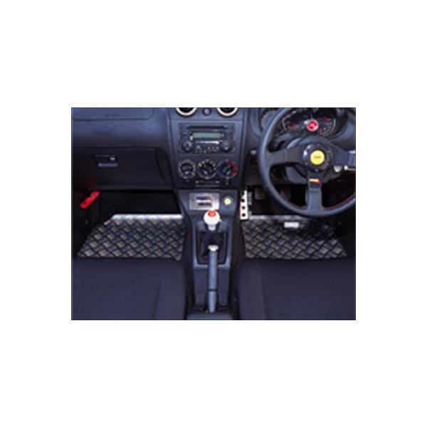 コペン L880K用　D-SPOATSアルミフロアパネルセット DーSPORT コペン アルミフロアパネル 運転席側 助手席側セット