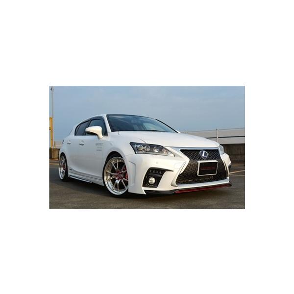 LEXUS CT200h 前期 プレミアフロントバンパースポイラー 塗装取付込