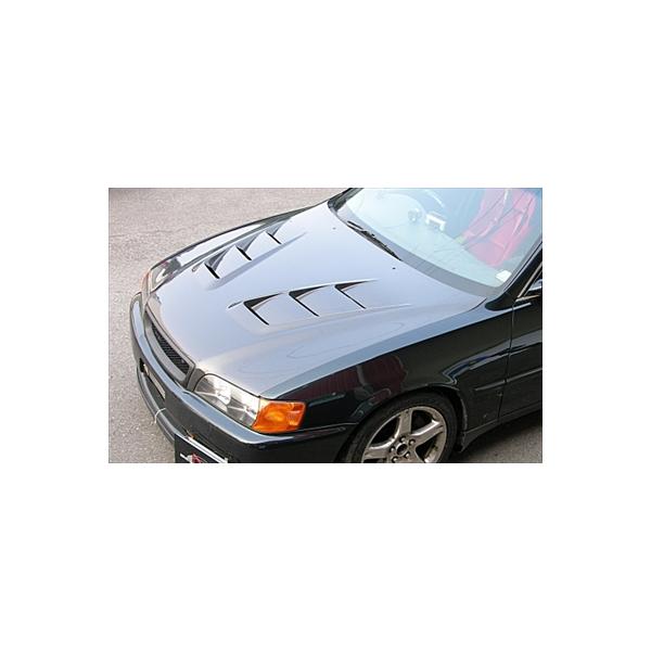JZX100 チェイサー スーパーボンネット フルカーボン 取付込 : エアロ