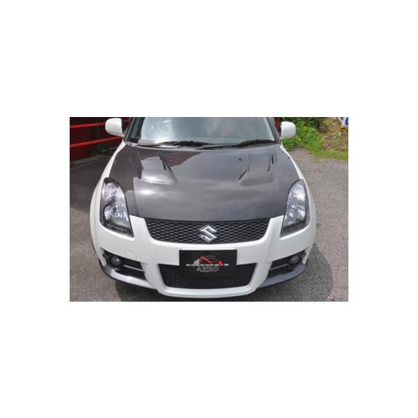 スイフトスポーツ ZC31S スーパーボンネット フル カーボン 綾織り