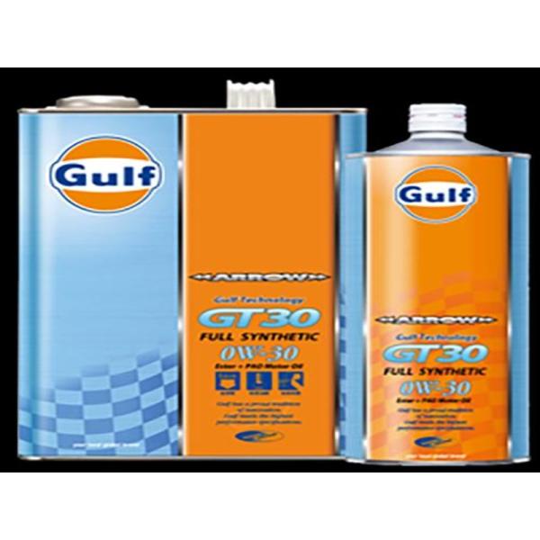 Gulf エンジンオイル ARROW GT30 0W-30 1L缶×12  :GLFZ000002-001-00:エアロ.カスタムパーツのTopTuner 通販 
