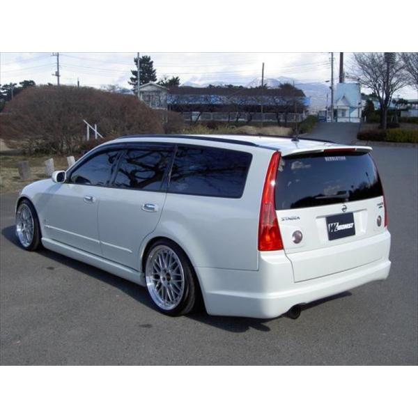 ステージア M35 サイドステップ 塗装取付込 : エアロ.カスタムパーツの