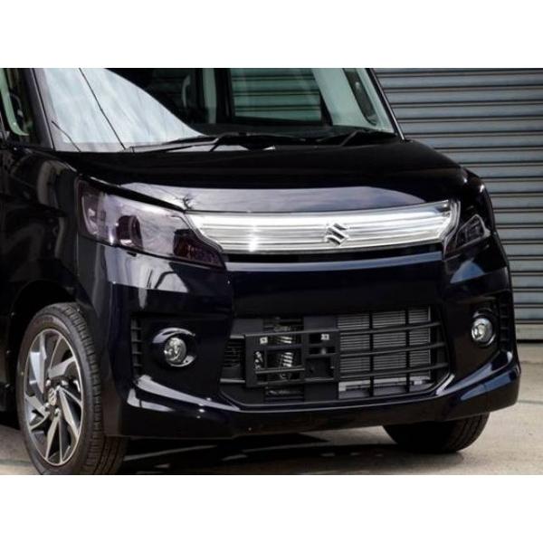 愛用 Mk32sスペーシアカスタム ヘッドライトカバー スモーク 車用品 バイク用品 車用品 18noctsu 327 Ds