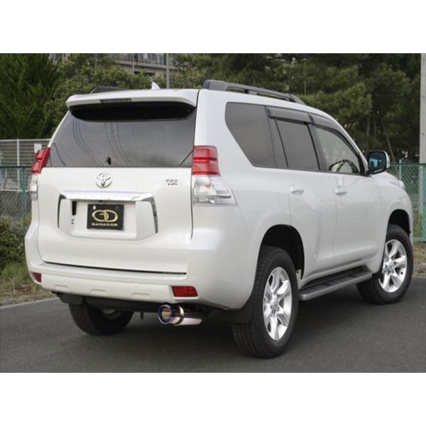 トヨタ　ランドクルーザープラド　150後期　ガナドール　マフラー　シングル GANADOR（ガナドール） ランドクルーザープラド 150系 Vertex