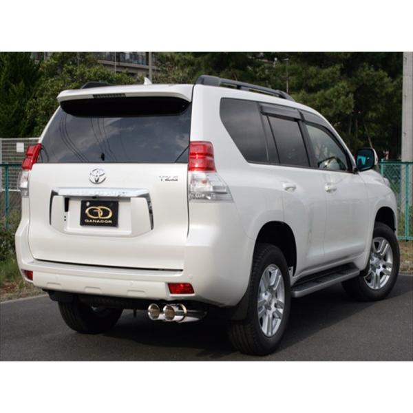 トヨタ　ランドクルーザープラド　150後期　ガナドール　マフラー　シングル GANADOR（ガナドール） ランドクルーザープラド 150系 Vertex