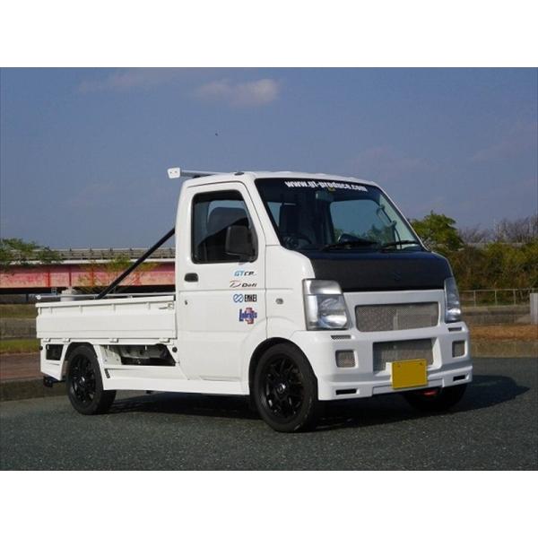 キャリイ DA63T サイドステップ 純正色追加塗装 白(26U) 取付込