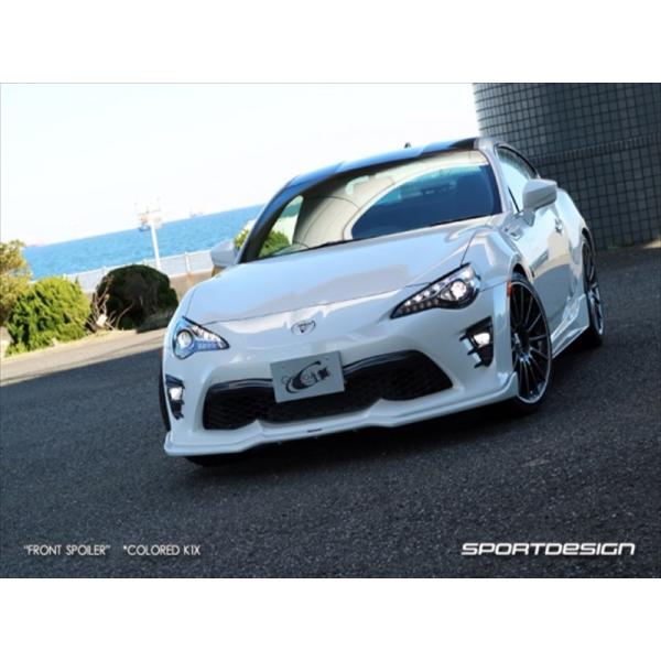 86 ZN6 後期 SPORT DESIGN フロントスポイラー : エアロ.カスタム