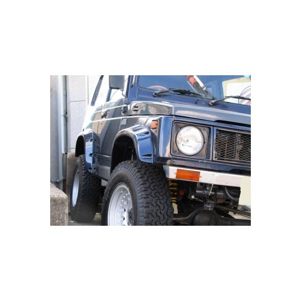 ジムニー　オーバーフェンダー　希少　10cm JA11 JA71 等　前後左右 ジムニー オーバーフェンダー 希少 10cm JA11 JA71 等 前後左右