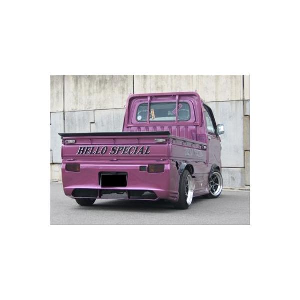 ハイゼットトラックs201pリアバンパーエアロ ダイハツ（DAIHATSU） ◇Kei-Zone 慶虎 エアロリアバンパー ハイゼット