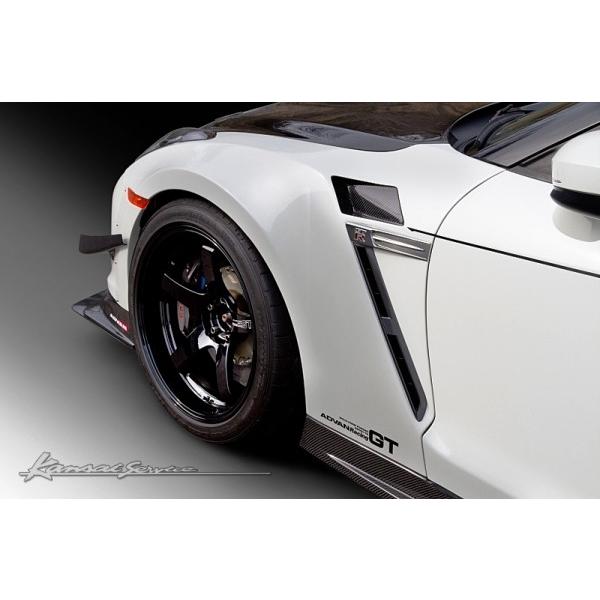 R35 Gt R フロントワイドフェンダー 年式 10 11 用 専用ledウインカー クリアー付 塗装済み エアロ カスタムパーツのtoptuner 通販 Paypayモール