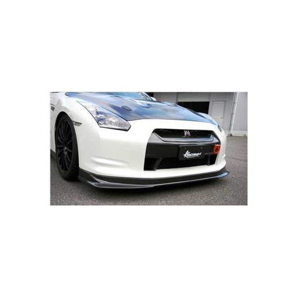 【美品】日産GT-R フロントリップスポイラー（R35型）の後期モデル用HKS R35GT-R後期型オーナー必見」名門プロショップが放つ高機能