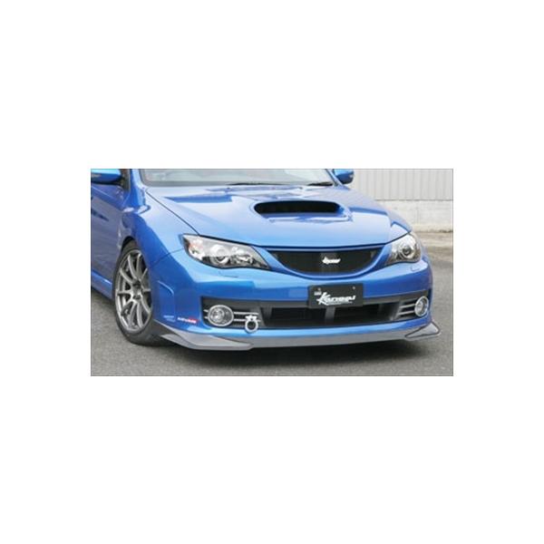 インプレッサ GVB GRB後期 STI フロントリップスポイラーワイド インプレッサ WRX STi GVB カーボンフロントリップ : エアロ