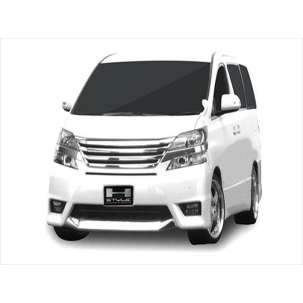 ヴェルファイア ANH/GGH 20/25W 前期 カメラ無車用 フロントグリル 黒