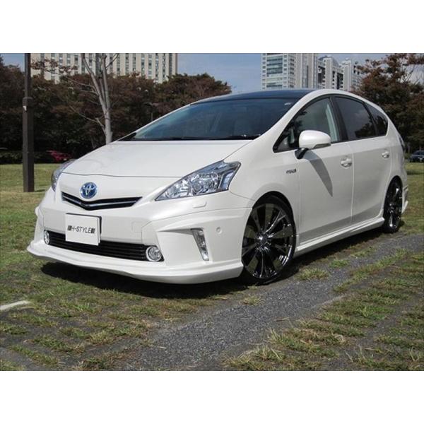 プリウスα 前期 ツーリング 前後スポイラー ZVW41 40 ZVW40/41系プリウスα前期】リアジェネレータールーフスポイラー未塗装