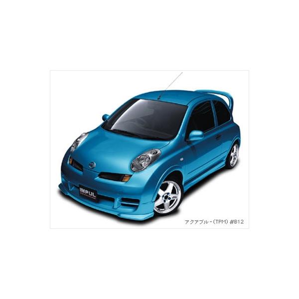 k12マーチ インパルフロントバンパー IMPUL（インパル） K12 マーチ フロントバンパー(グリル付き) 前期型用