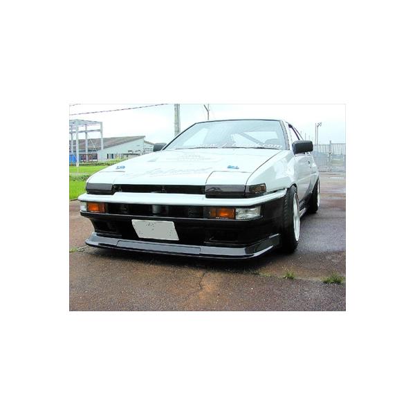 AE86 トレノ フロントバンパースポイラー 後期用 FRP 塗装取付込 AE86 トレノ フロントバンパースポイラー 後期用 FRP 塗装取付込