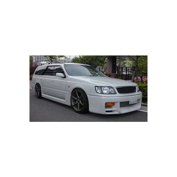 ステージア C34 260RSルック サイドステップ(被せタイプ) : エアロ