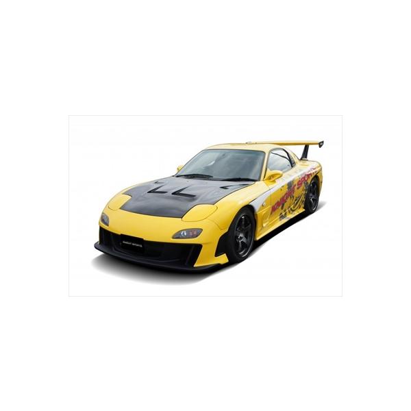 RX-7 FD3S フロントバンパースポイラー タイプ-7 塗装済み : エアロ
