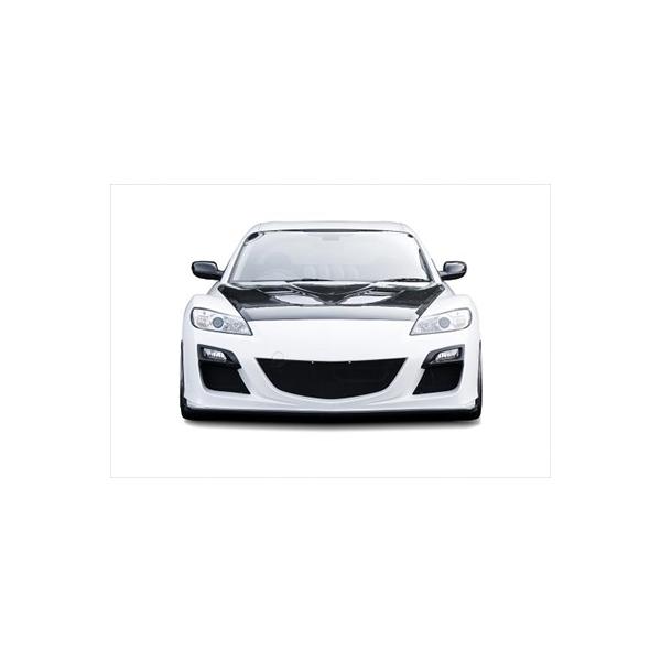 RX-8 SE3P 後期用 フロントバンパースポイラー TYPE-3 塗装済み