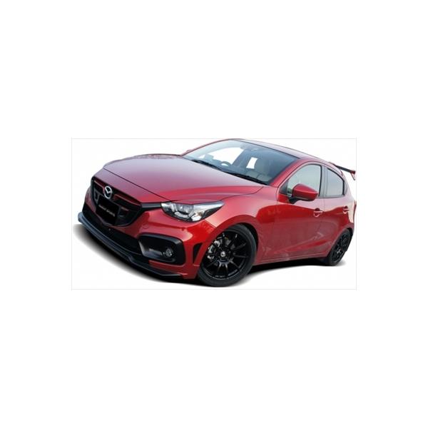 デミオ DJ# フロントバンパースポイラー 塗装済み : エアロ.カスタム