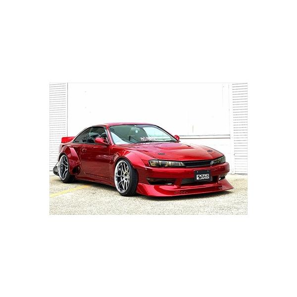 シルビア S14 後期 フロントハーフスポイラー(ドットデザイン) 塗装