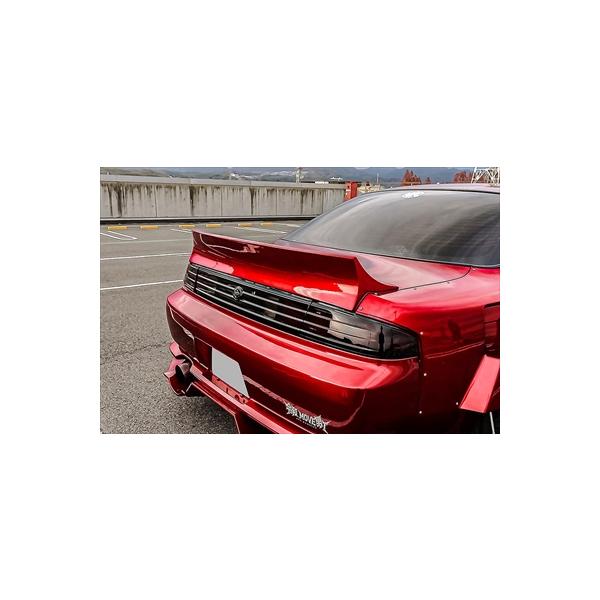 シルビア S14 後期 トランクスポイラー 塗装取付込 : エアロ シルビア S14 後期 トランクスポイラー 塗装取付込 : エアロ