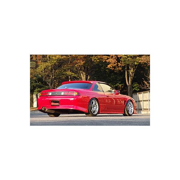 S14 シルビア 前期 後期 TRYVAL リアルーフスポイラー 塗装取付込