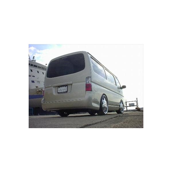 E25キャラバン リアバンパー 塗装済み : エアロ.カスタムパーツの