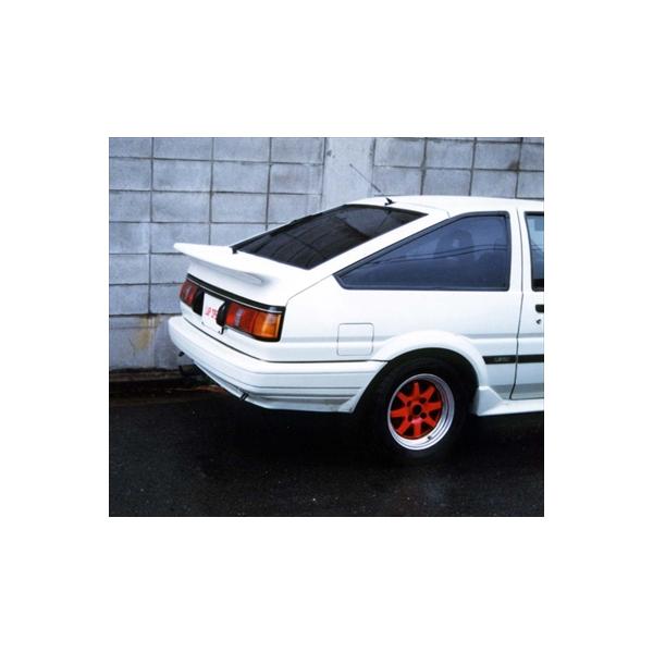 レビン AE86 リアスポイラー 塗装取付込 : エアロ.カスタムパーツの