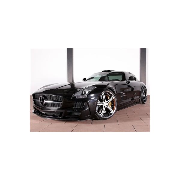 MEC Design BENZ SLS W/A197 Front Bumper with mesh inset
