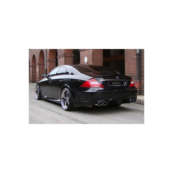 MEC Design BENZ CLS W219 Rear Spoiler 3pc in Carbon (Carbon Finish)