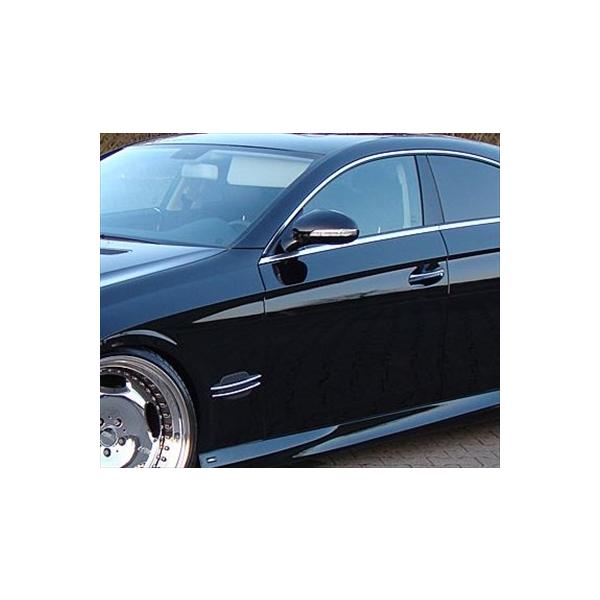 MEC Design BENZ CLS W219 LED Mirror Cover 2010 Style in Carbon (Carbon coating) Set