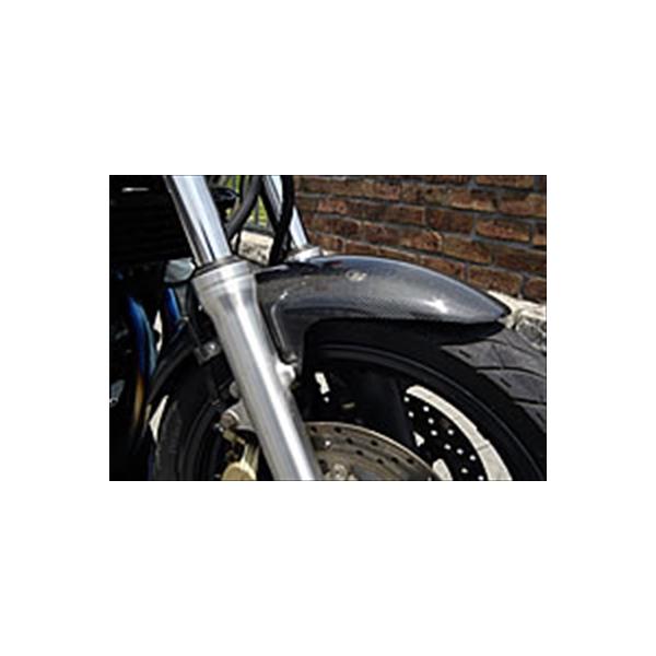 XJR400/R フロントフェンダー（純正形状） FRP 黒 塗装取付込 : エアロ