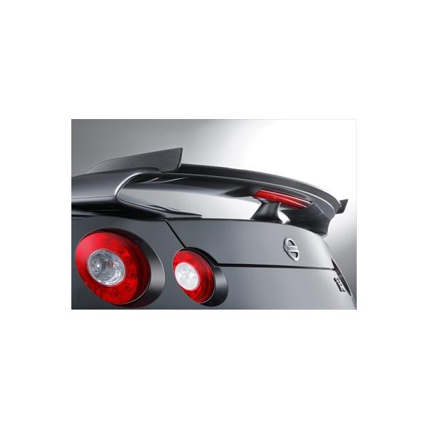 【美品】日産GT-R R35 NISMOアドオンリヤスポイラー ウイング NISMO GT-R R35 アドオンリアスポイラー 塗装済 取付込 : エアロ